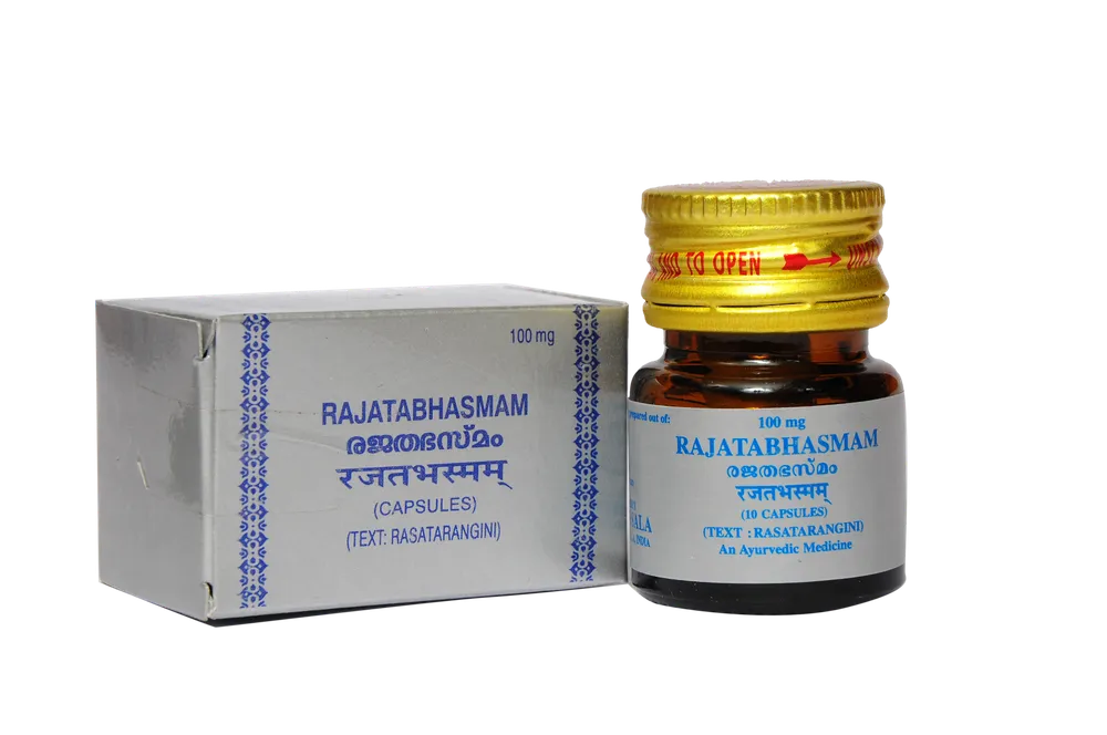 Rajatha Bhasmam Capsule - Kottakkal - 10Nos