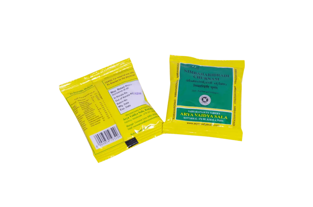 Nimbaharidradi Churnam - 10GM - Kottakkal (10 Packs)