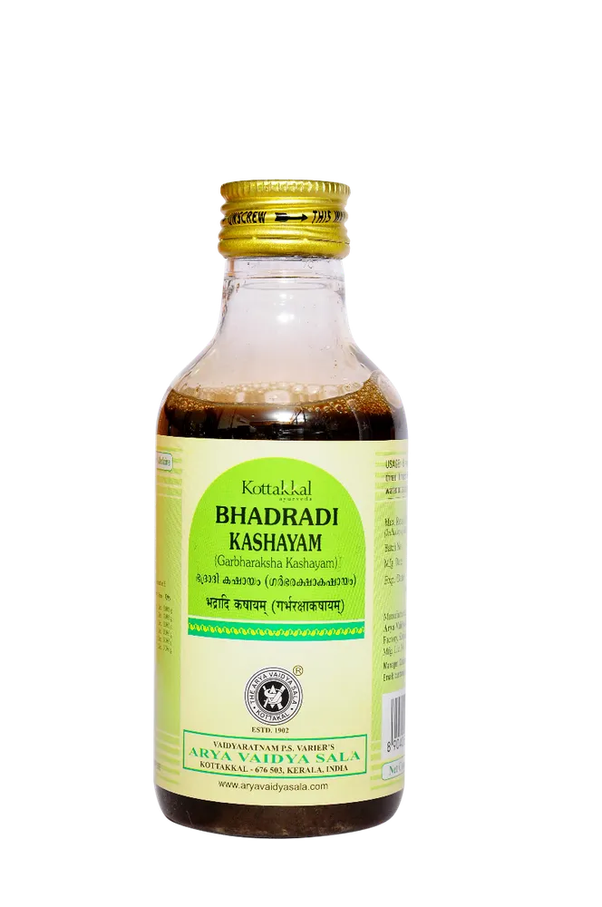 Bhadradi Kashayam (Garbharaksha Kashayam) - - 200ML - Kottakkal