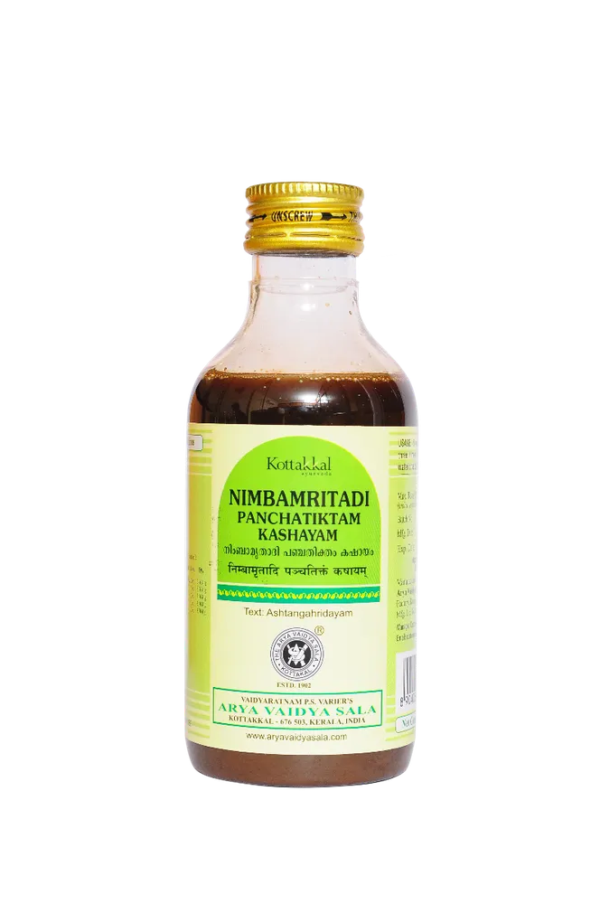 Nimbamritadi panchatiktam Kashayam - Kottakkal Ayurveda