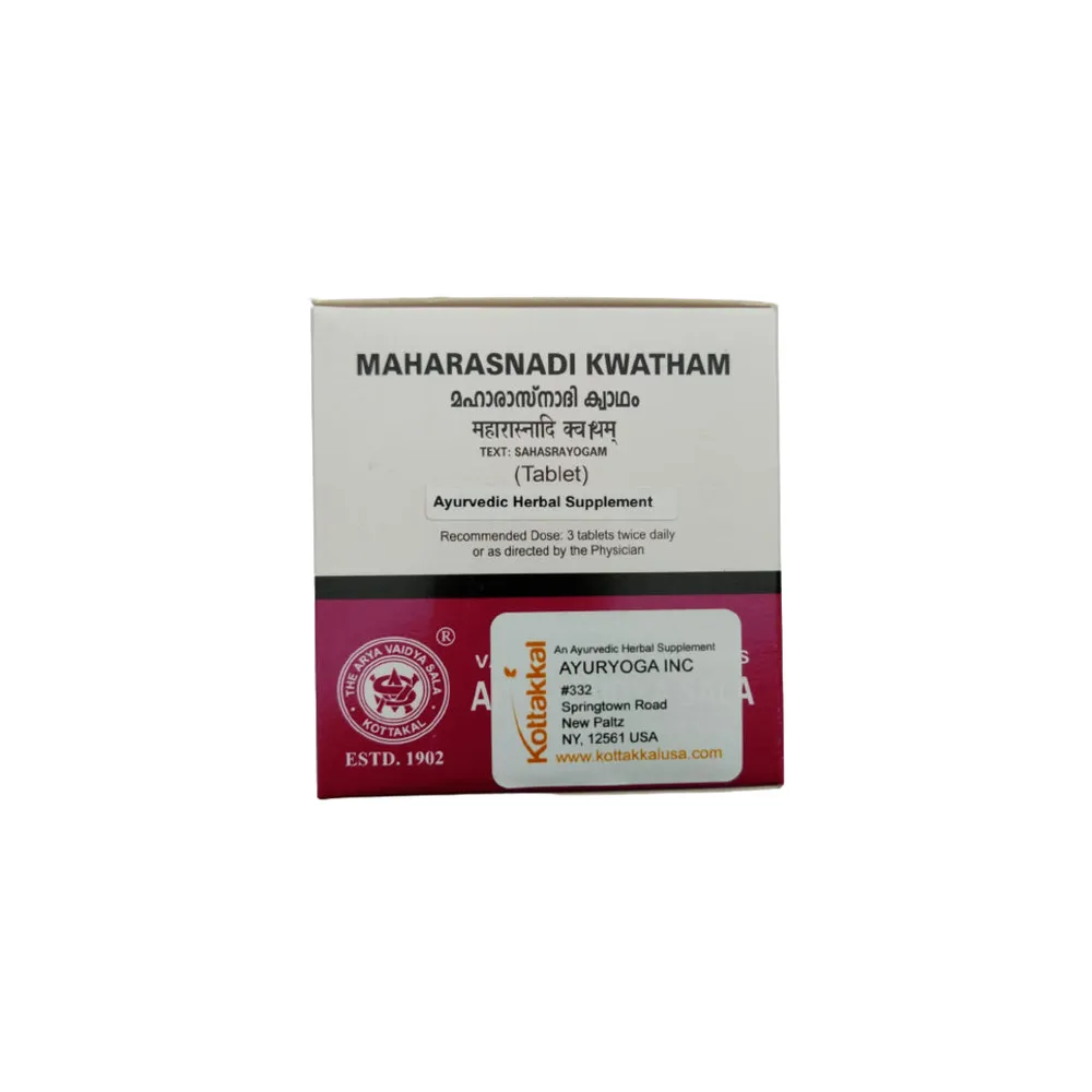 Maharasnadi Kwatham Tablets - Kottakkal Ayurveda - 100Nos