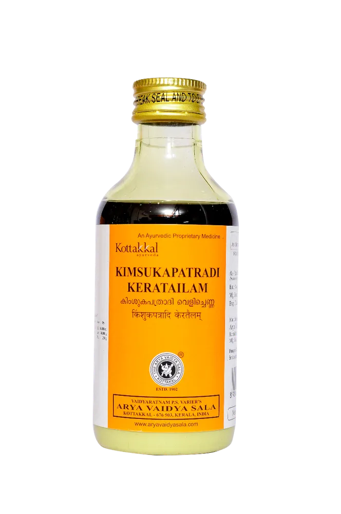 Kimsukapatradi Kera Tailam – Kottakkal Arya Vaidya Sala – 200ml