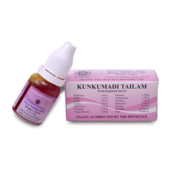 Kunkumadi Tailam – Kottakkal Arya Vaidya Sala – 10ml