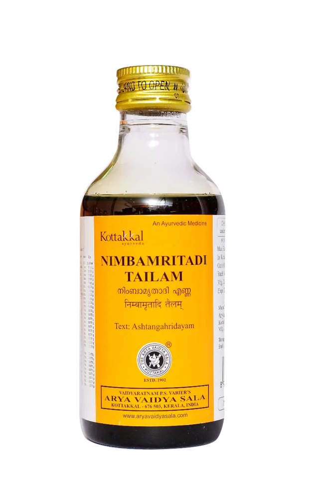 Nimbamritadi Tailam - Kottakkal Arya Vaidya Sala - 200ML