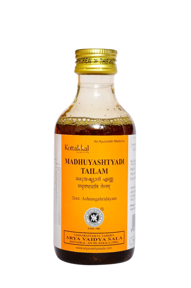 Madhuyasthyadi Tailam - 200ML- Kottakkal