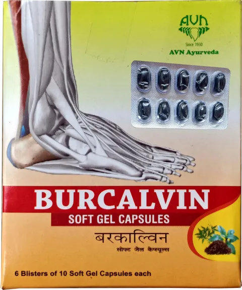 Burcalvin Soft Gel Capsules - 60 Nos. - AVN Arogya
