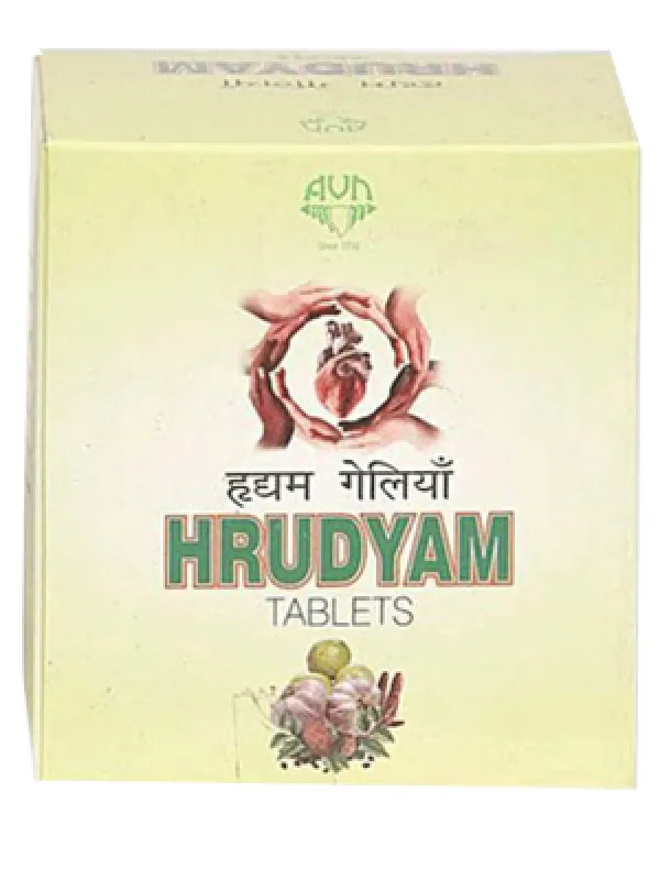 Hrudyam Tablet - 120 Nos - AVN Arogya