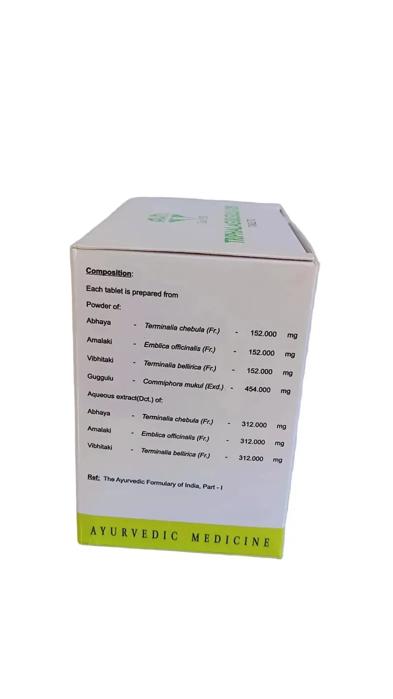 Triphala Gulgulu DS TABLETS 120nos AVN