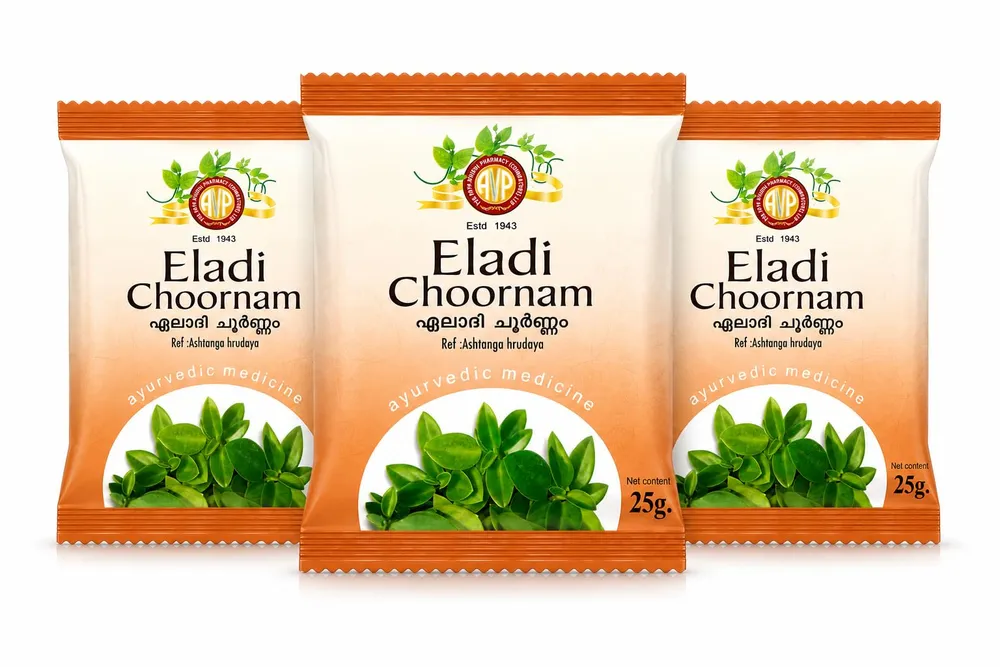 Eladi Choornam 25G - AVP Ayurveda (2 Packs)