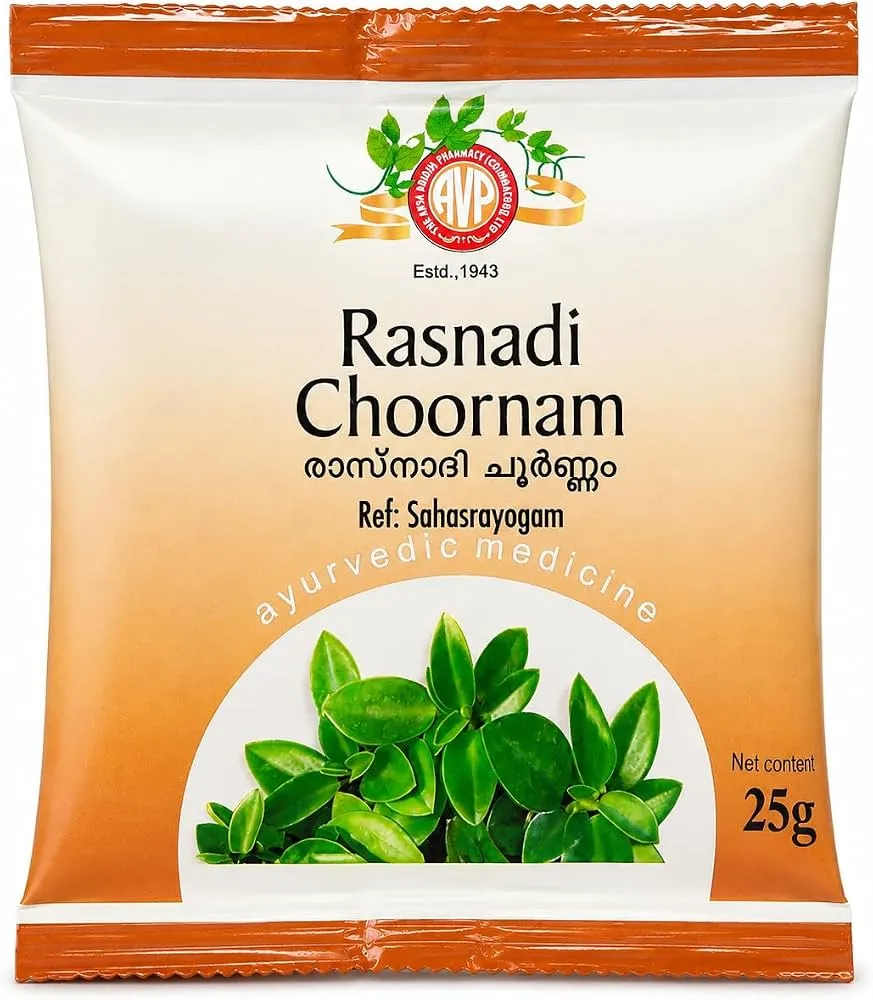 Rasnadi Choornam 25G - AVP Ayurveda (2 Packs)