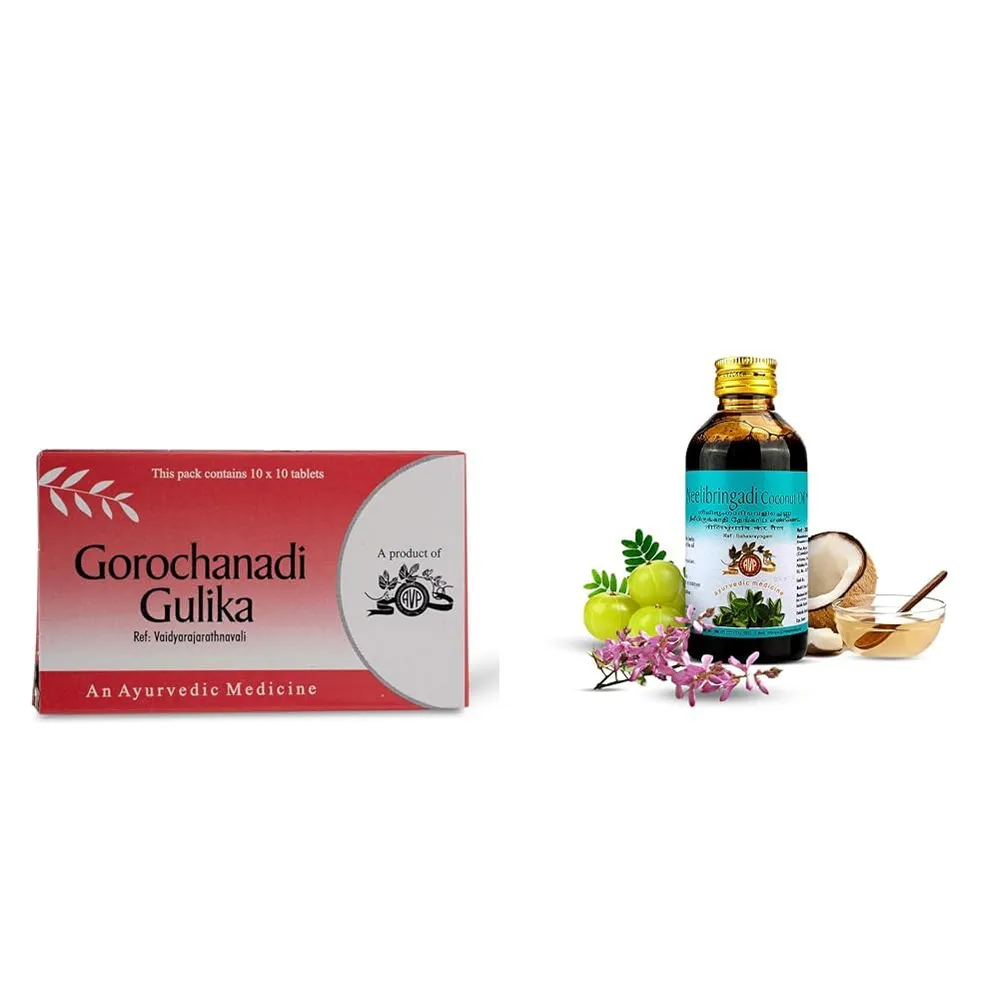 Gorochanadi Gulika Tablet 100 NOS - AVP Ayurveda