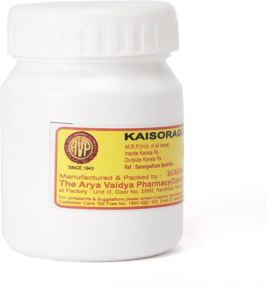 Kaisoragulgulu Vatika Gulika - AVP Ayurveda - 100 Nos