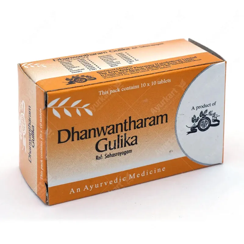 Mahadhanwantharam Gulika Tablet 100 Nos Container - AVP Ayurveda