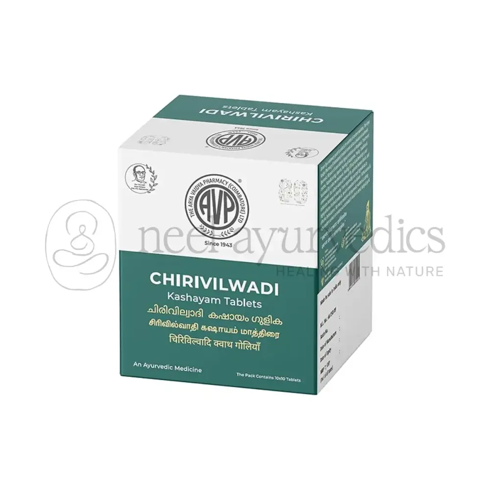 Chirivilwadi Kashayam Tablet 100 Nos - AVP Ayurveda