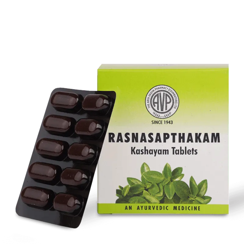 Rasnasapthakam Kashayam Tablet 100 nos- AVP Ayurveda