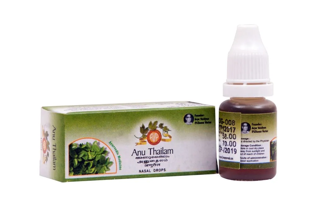 Anu Thailam 10ML - AVP Ayurveda