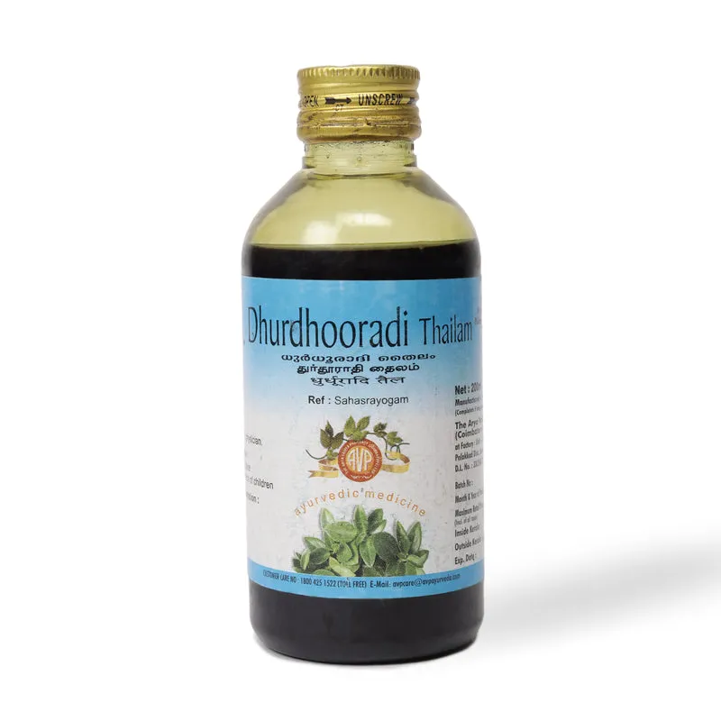 Dhurdhooradi Thailam 200ML - AVP Ayurveda