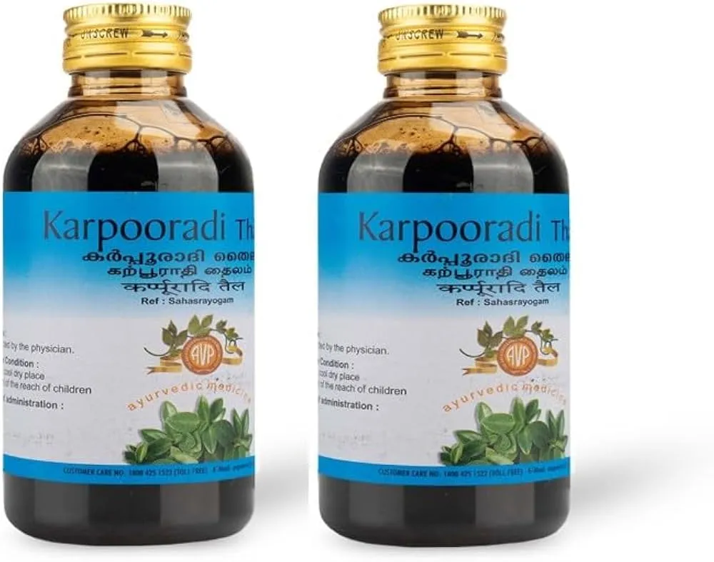 Karpooradi Thailam - AVP Ayurveda - 100ML
