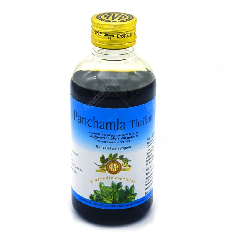 Panchamla Thailam 200ML - AVP Ayurveda