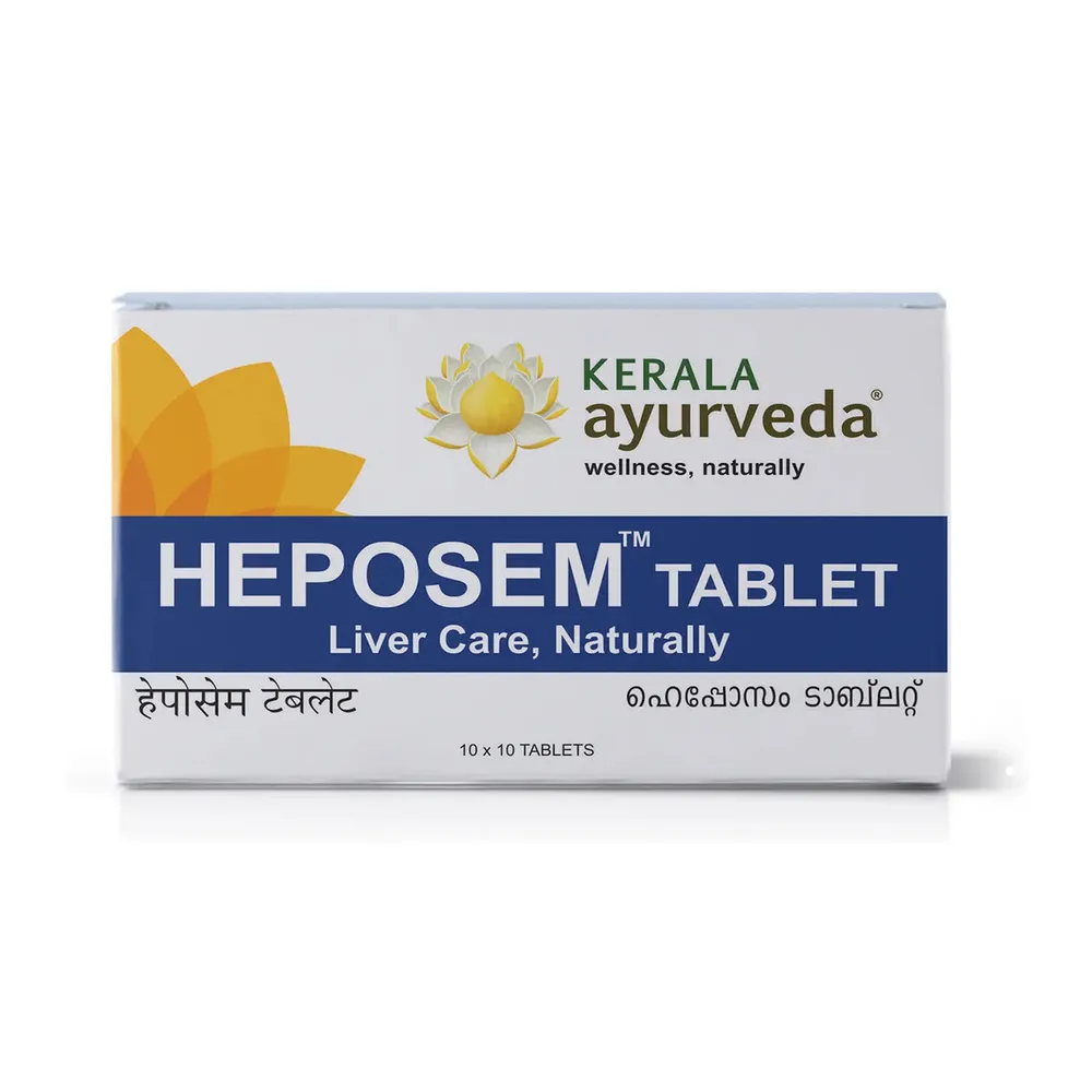 Heposem Tablet - 100 Nos - Kerala Ayurveda