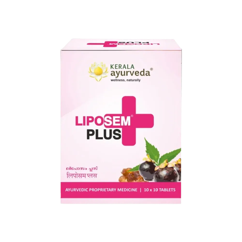 Liposem Plus Tablet - 100Nos - Kerala Ayurveda