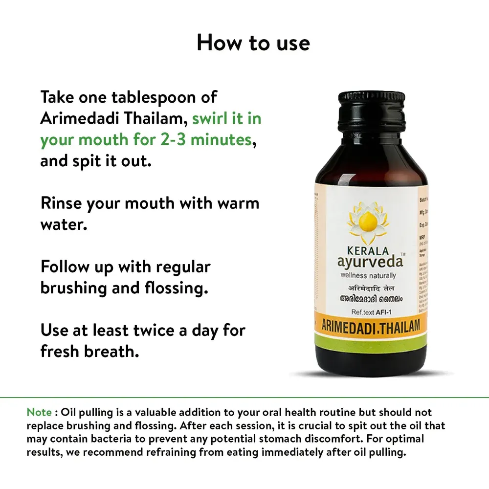 Arimedadi Thailam - 100ML - Kerala Ayurveda