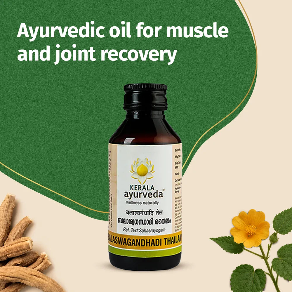Balaswagandhadi Thailam - 200ML - Kerala Ayurveda