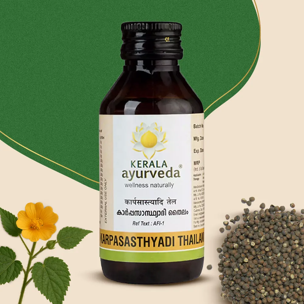 Karpasasthyadi Thailam - Kerala Ayurveda - 100ML