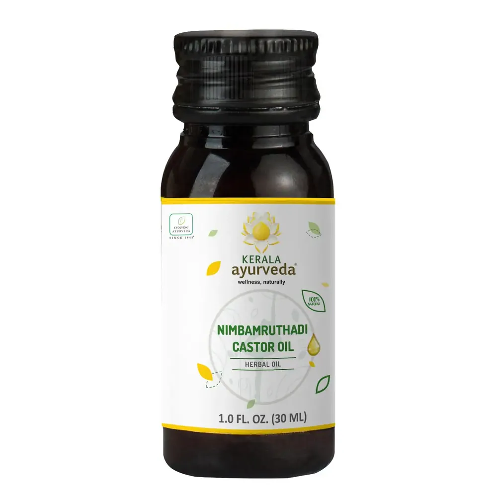 Nimbamruthadi Castor Oil - 30ML - Kerala Ayurveda
