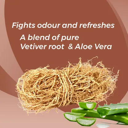 Vetiver Herbal Soap - KP Namboodiri's (4 x 75 g)