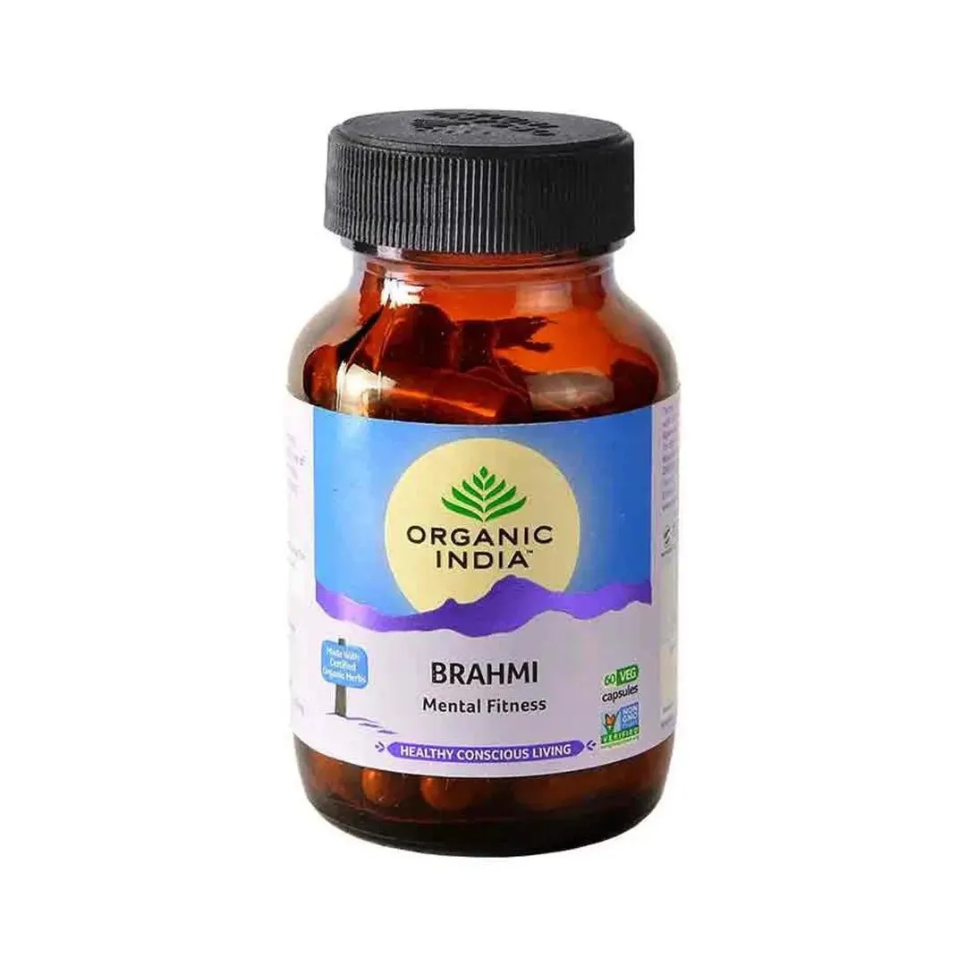 Brahmi 60 Capsules - Organic India - 180 Capsules