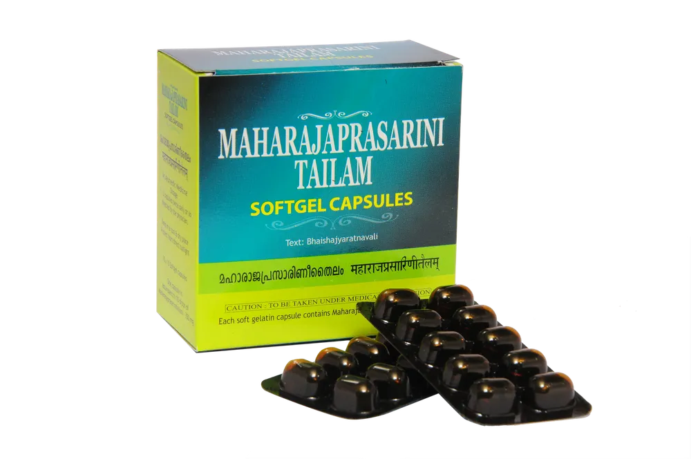 Maharajaprasarani Softgel Capsule - 100 Nos - Rajah Ayurveda