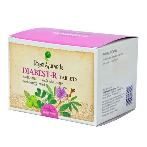 Diabest R Tablets - 100 Nos - Rajah Ayurveda