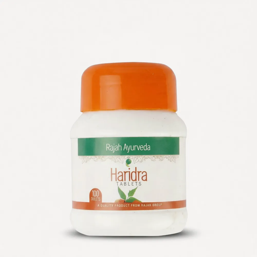 Haridra Tab - 60 Nos - Rajah Ayurveda