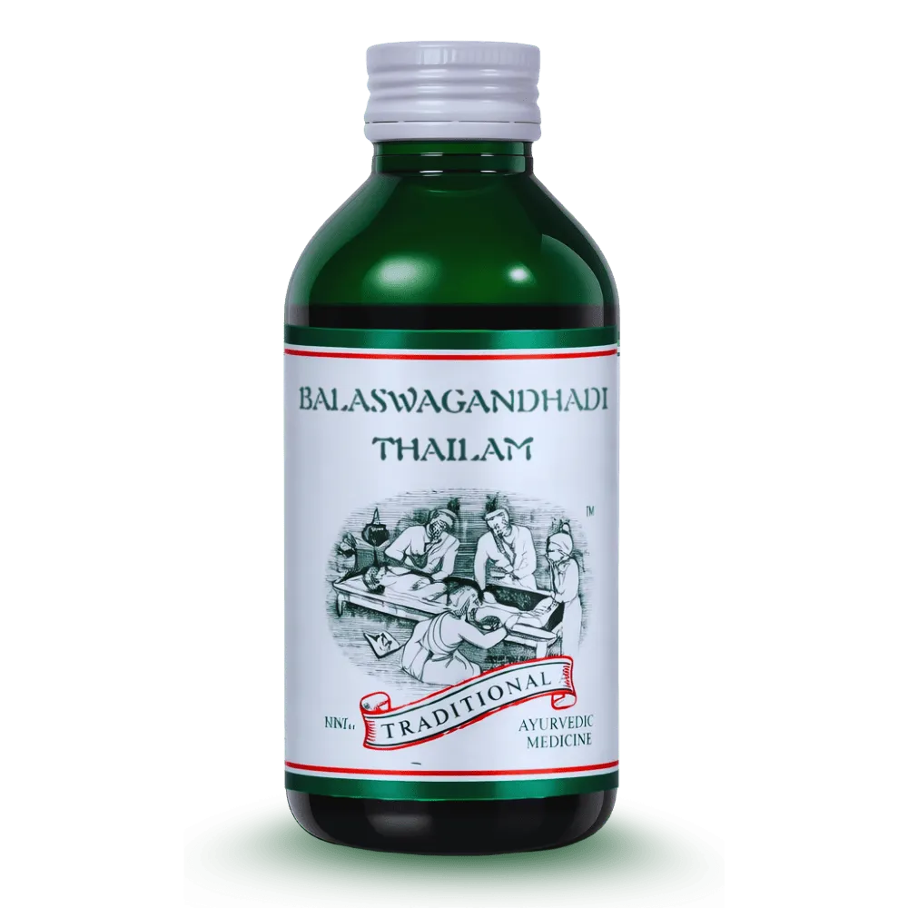 Balaswagandhadi Thailam - Rajah Ayurveda - 200ML