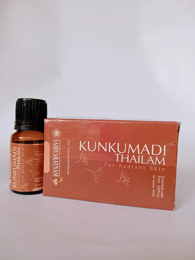 Kunkumadi Thailam - 10ML - Rajah Ayurveda