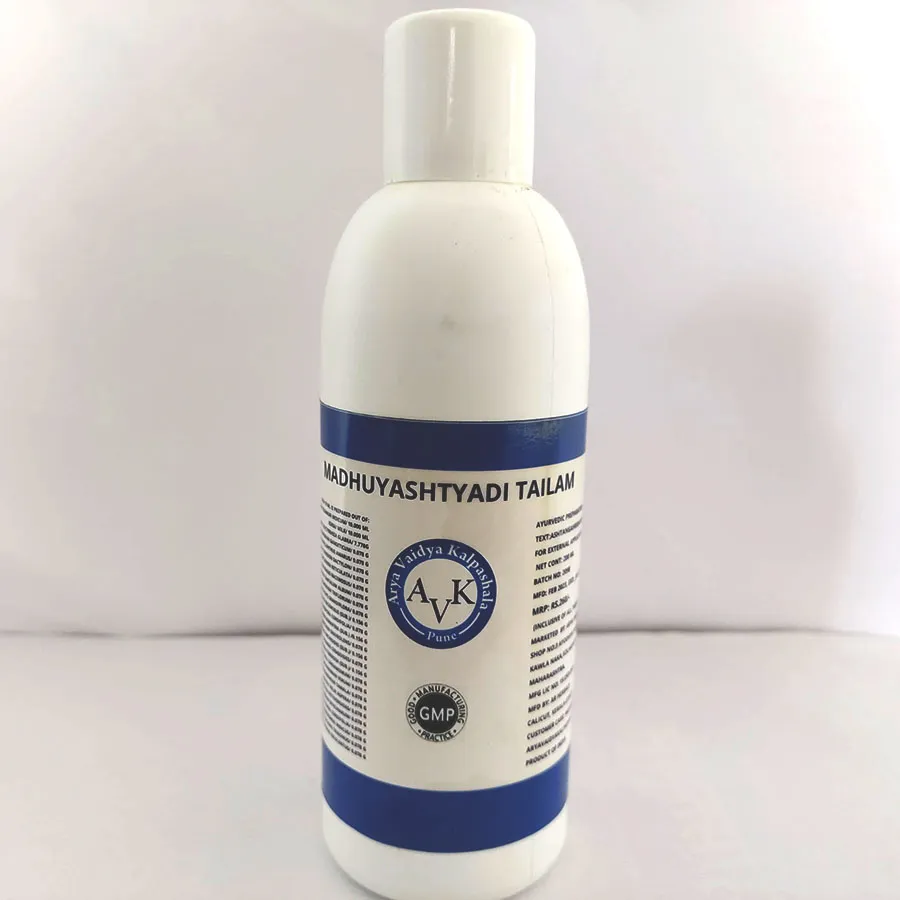 Madhuyashtyadi Thailam - 200ML - Rajah Ayurveda
