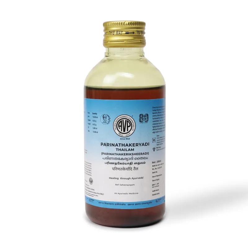 Parinathakeriksheeradi Thailam - 200ML - Rajah Ayurveda