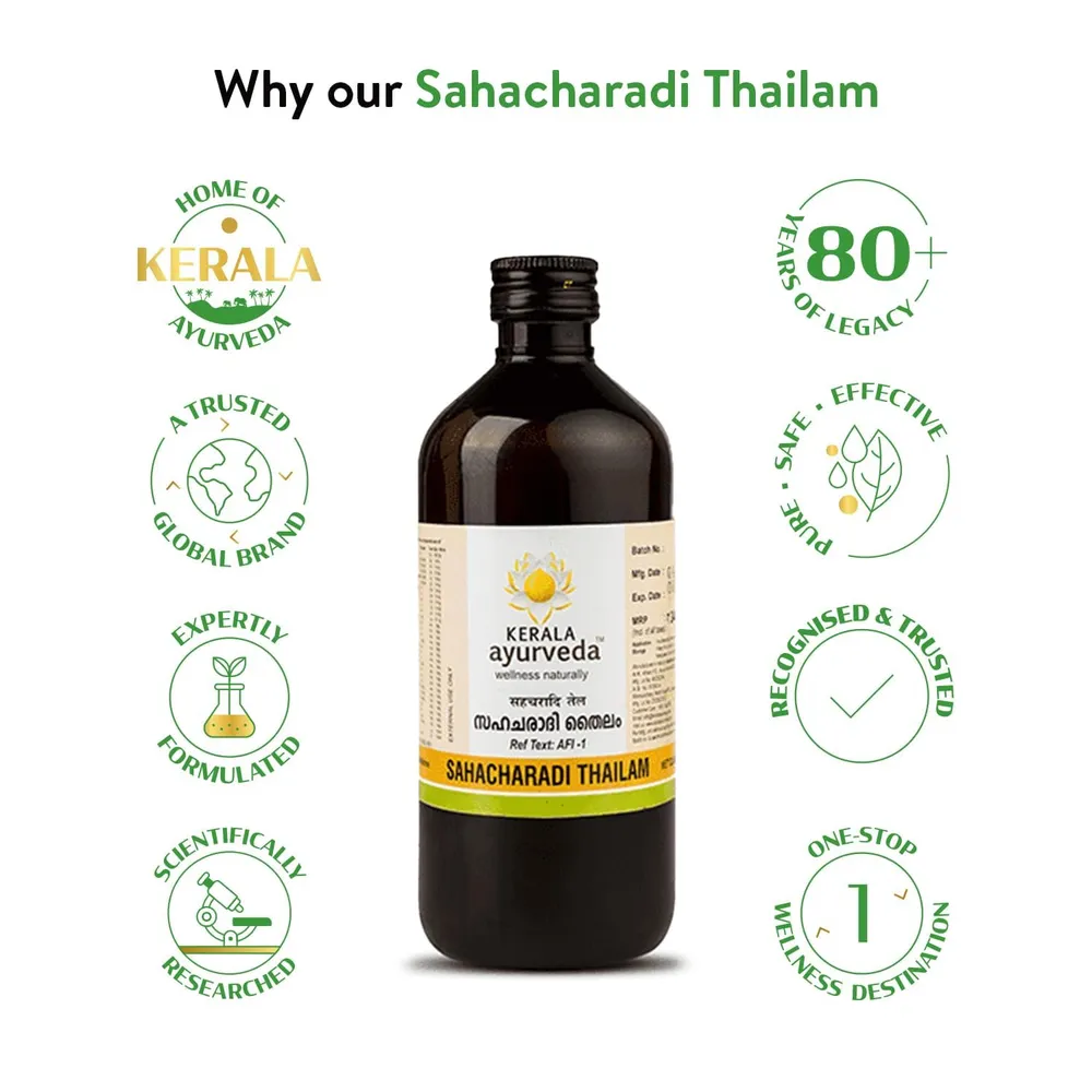 Sahacharadi Thailam - Rajah Ayurveda - 450
