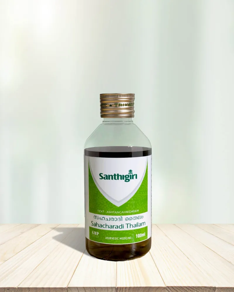 Sahacharadi Thailam Mezhukupakam - 450ML - Rajah Ayurveda