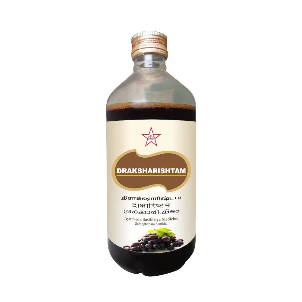 Draksharishtam 450ml - SKM Siddha and Ayurveda