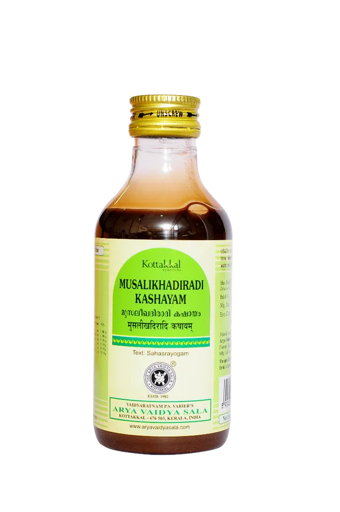 Musli Khadiradi Kashayam - 200ml - SKM SIDDHA AND AYURVEDA