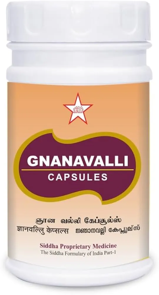Gnanavalli Capsules - 100 Nos - SKM SIDDHA AND AYURVEDA