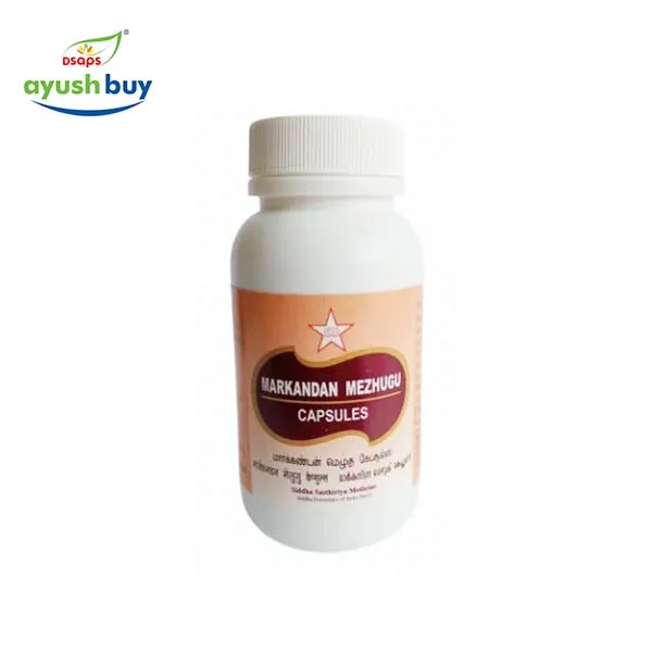 Markandan Mezhugu Capsules - 50 GMS - SKM SIDDHA AND AYURVEDA