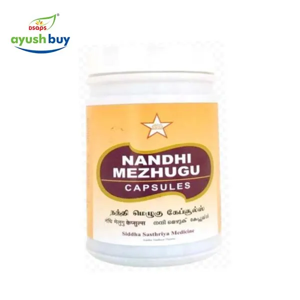 Nandhi Mezhugu Capsules - 60 Nos - SKM SIDDHA AND AYURVEDA