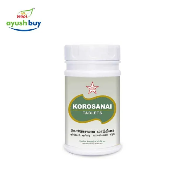 Korosanai Tablets - SKM SIDDHA AND AYURVEDA - 500 Nos
