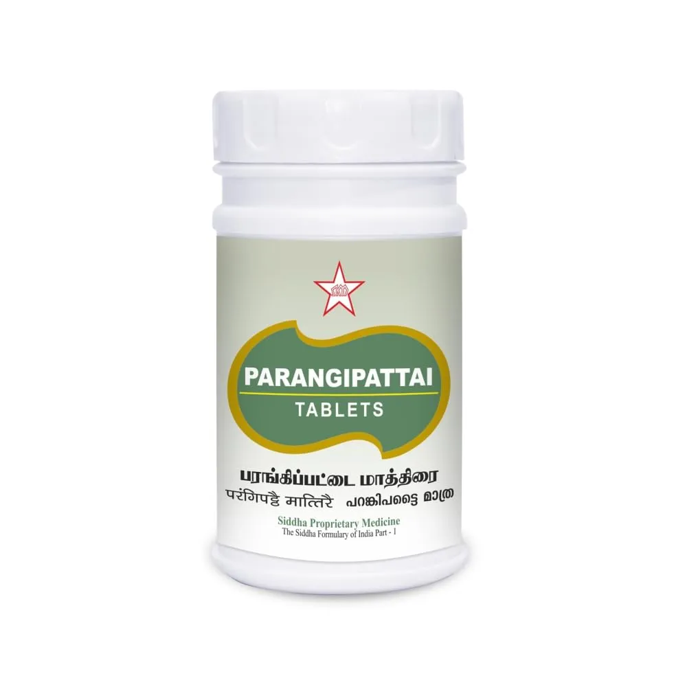 Parangipattai Tablet - SKM SIDDHA AND AYURVEDA - 500 Nos
