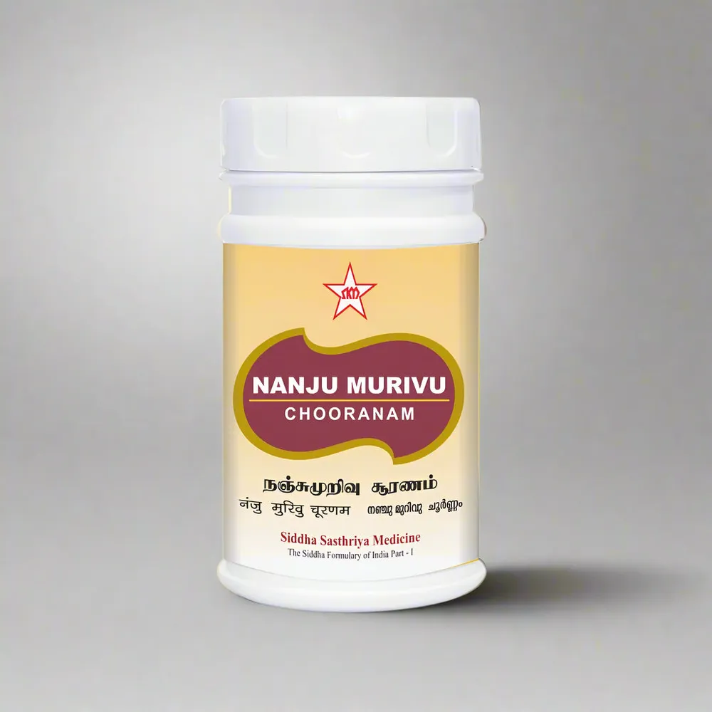 Nanjumurivu Chooranam 100 gms -- SKM SIDDHA AND AYURVEDA