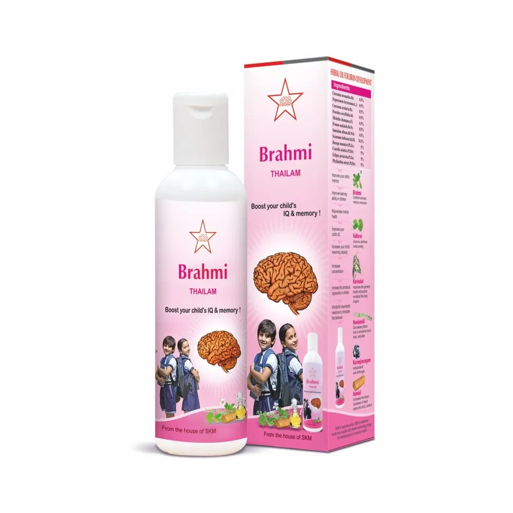 Brahmi Thailam -- SKM SIDDHA AND AYURVEDA - 100 ml