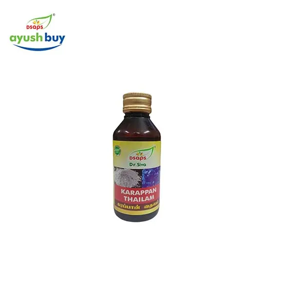 Karappan Thailam -- SKM SIDDHA AND AYURVEDA - 500 ml